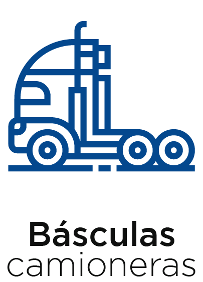 bascula camionera mostrador